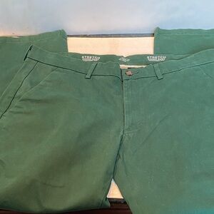 St. John’s Bay Forest Green Stretch Chino Pants